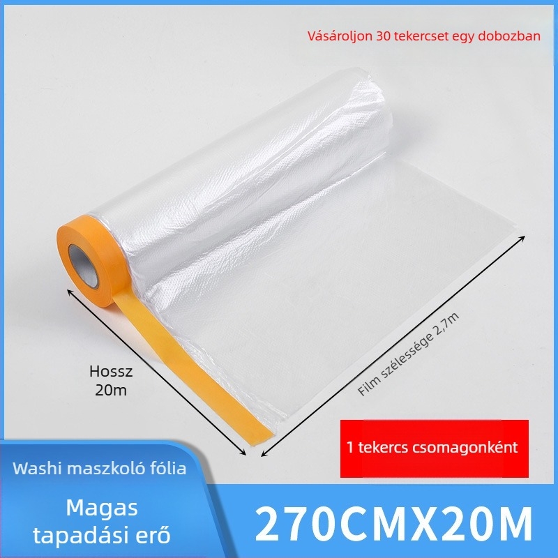 Festék spray védőfilm és maszkoló fólia falakhoz, bútorokhoz és autókhoz – falak védelme, bútorok védelme, autófelületek védelme, maszkoló fólia