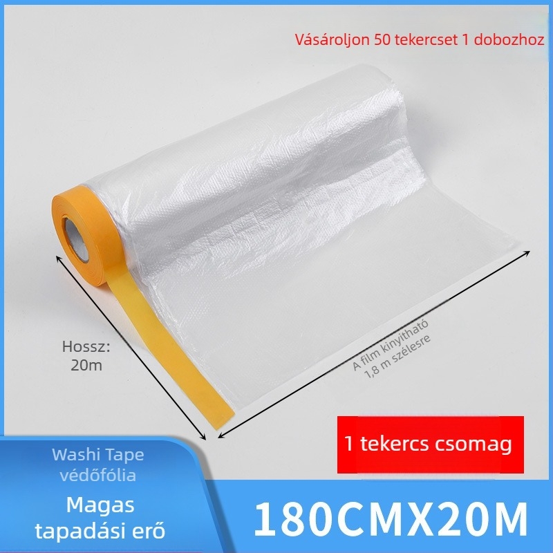 Festék spray védőfilm és maszkoló fólia falakhoz, bútorokhoz és autókhoz – falak védelme, bútorok védelme, autófelületek védelme, maszkoló fólia