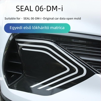 BYD Seal 06dmi elülső lökhárító díszítő matrica fényvisszaverő filmmel, mágneses rögzítés