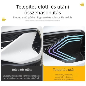 BYD Seal 06dmi elülső lökhárító díszítő matrica fényvisszaverő filmmel, mágneses rögzítés