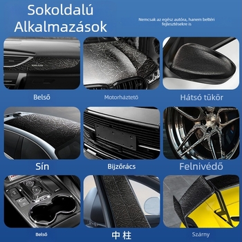 Autó belső burkolat karbonszálas megjelenéssel - PET fólia, középső konzol és teljes jármű, márka XTAF, 1 év garancia