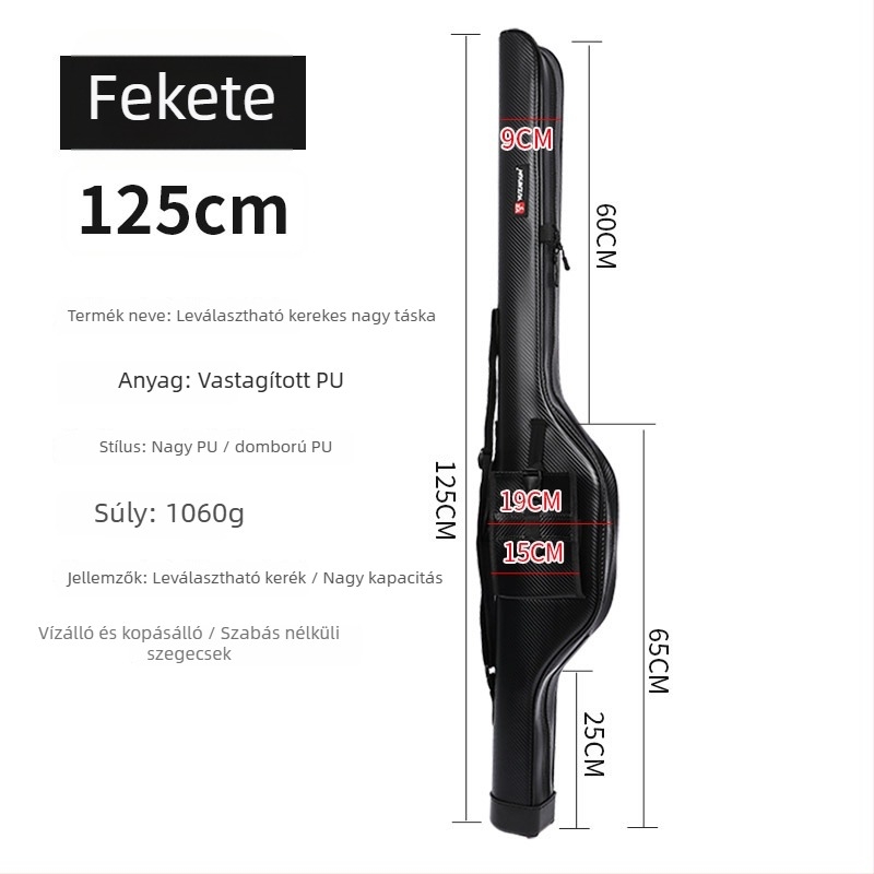 PU vízálló merevhéjas folyóvízi horgásztáska – hordozható a felszerelés számára