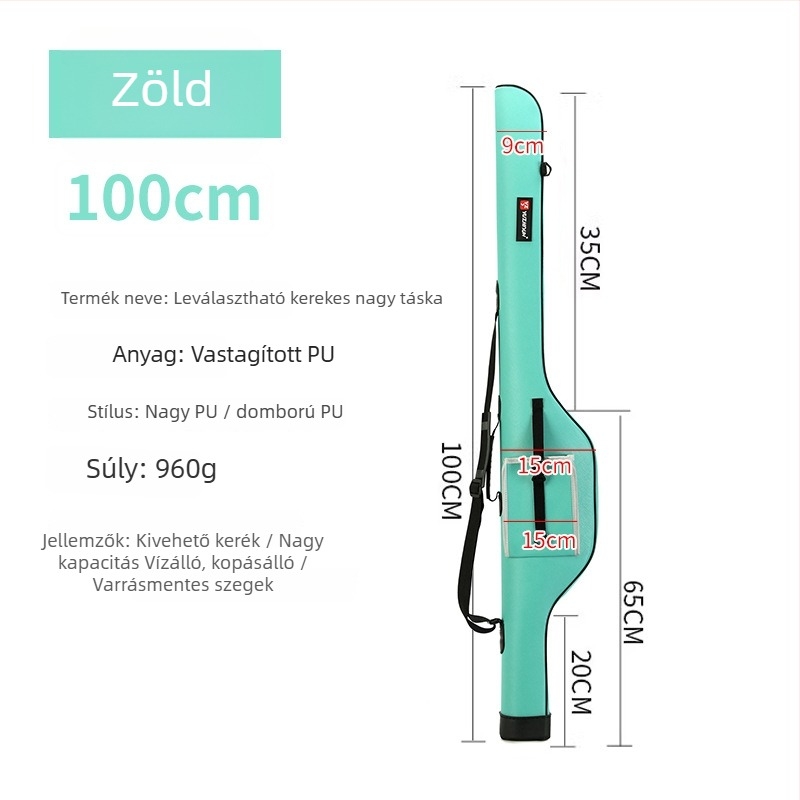 PU vízálló merevhéjas folyóvízi horgásztáska – hordozható a felszerelés számára