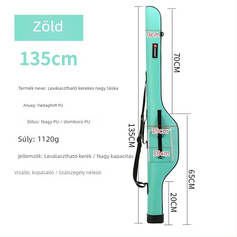 PU vízálló merevhéjas folyóvízi horgásztáska – hordozható a felszerelés számára