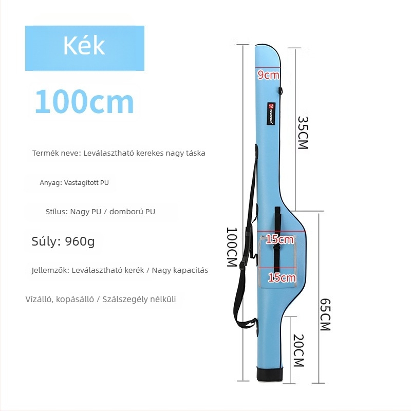 PU vízálló merevhéjas folyóvízi horgásztáska – hordozható a felszerelés számára