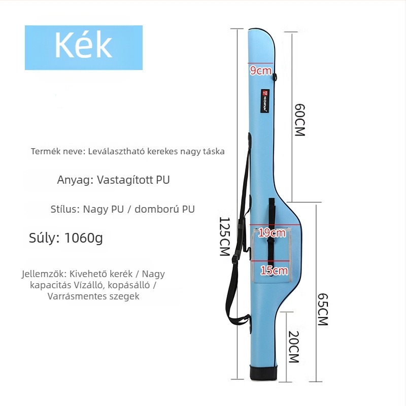 PU vízálló merevhéjas folyóvízi horgásztáska – hordozható a felszerelés számára