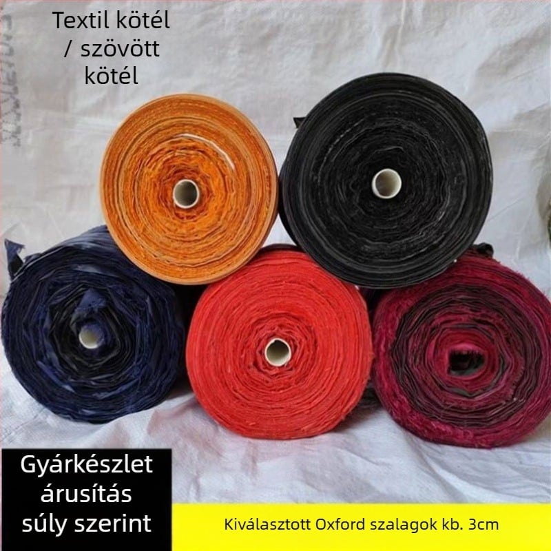 Időjárásálló textilcsíkok kötözéshez, kötelek és lapos pántok otthoni használatra, zsebes pántok és a gyümölcsfa ágak vontatására