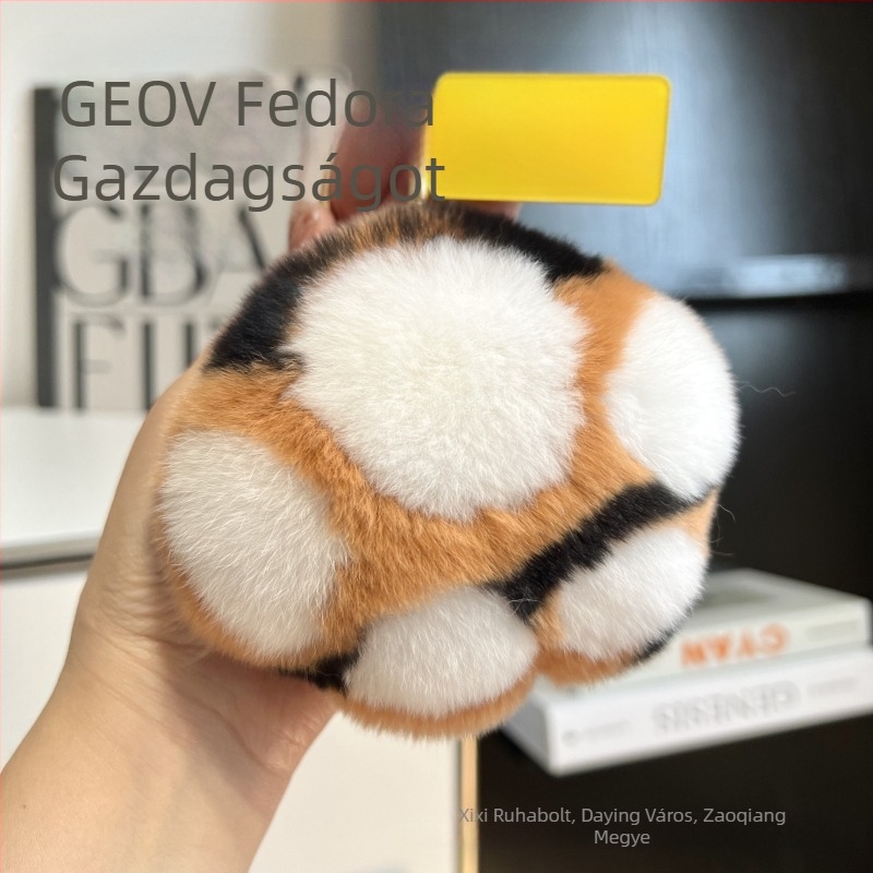 Valódi bőr Tigermintás autókulcstartó, táskadísz, félig kézi gyártás, friss és édes stílus