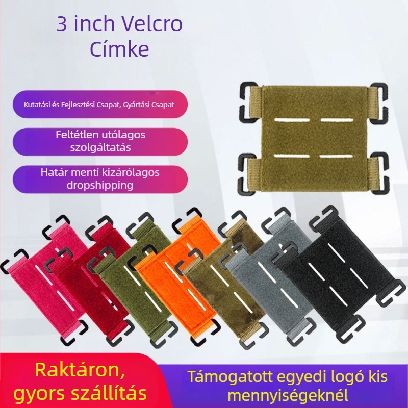 Liruida ultrakönnyű nylon Velcro taktikai hátizsákkiegészítő MOLLE rendszerrel, karpánt-bázis, levehető