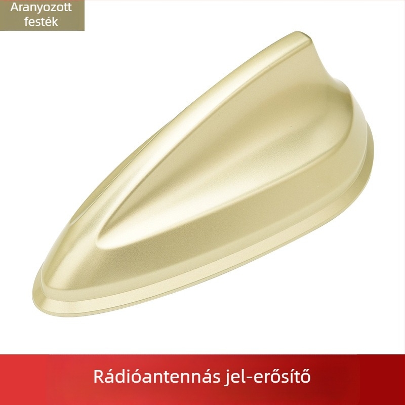Autó rádióantenna, univerzális Shark Fin dizájn, ragasztóval történő telepítés, 12V, 12A, élettartam 99999
