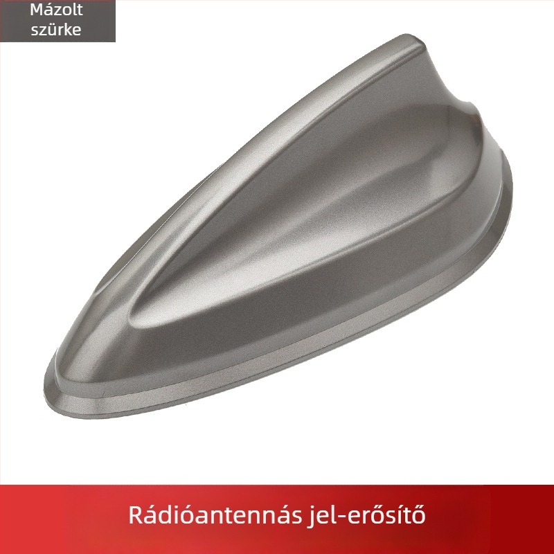 Autó rádióantenna, univerzális Shark Fin dizájn, ragasztóval történő telepítés, 12V, 12A, élettartam 99999