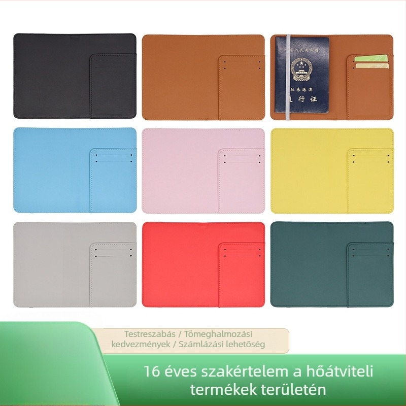 Sublimációs útlevél tartó, üres anyag a hőátvitelhez, több színben, utazási dokumentumok rendezője