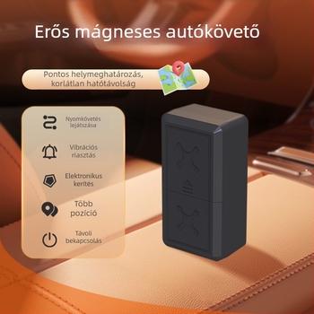 Autó GPS nyomkövető 4G Beidou-val, GPS pontosság 5 m, mágneses rögzítés, beépített kerámia antenna, újratölthető polimer akkumulátor
