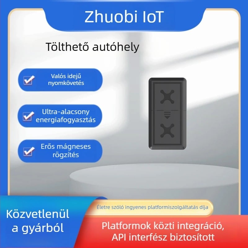 Autó GPS nyomkövető 4G Beidou-val, GPS pontosság 5 m, mágneses rögzítés, beépített kerámia antenna, újratölthető polimer akkumulátor