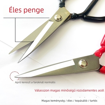 Ipari minőségű rozsdamentes acél konyhai olló