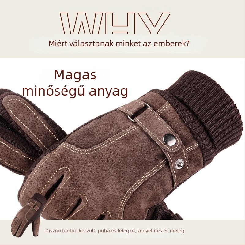 Téli kerékpáros és motorkerékpáros kesztyű – szélvédett, fleece bélésű, pamut alapanyag, Ice Silk szövet, Flip cover stílus, érintőképernyő kompatibilis.