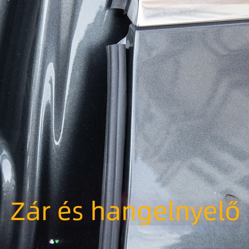 Autó tömítőszalag – Type B, univerzális, gumiból készült, ajtókhoz, csomagtartóhoz és motorháztetőhöz
