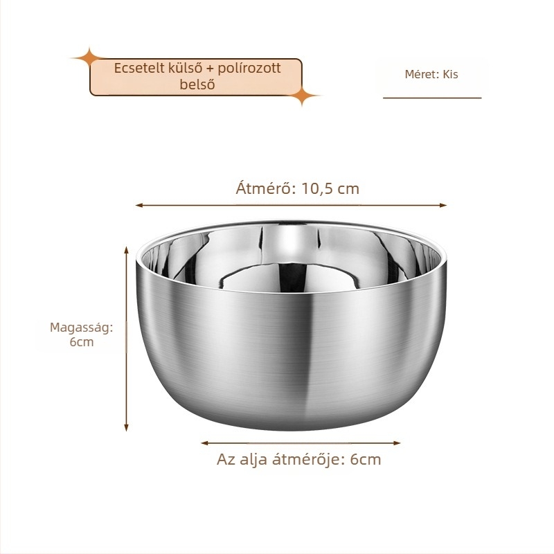 316-os rozsdamentes acélból készült tál, idegen alakú, japán stílusú, egyszínű mintázat, elektroplatírozott felület