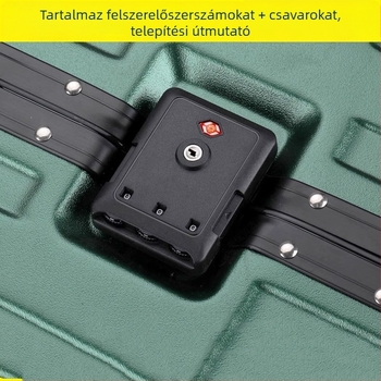Kombinációs zár bőröndhöz – anti-lopás, műanyag kivitel, 2024 tavaszi modell, bőrönd kiegészítő
