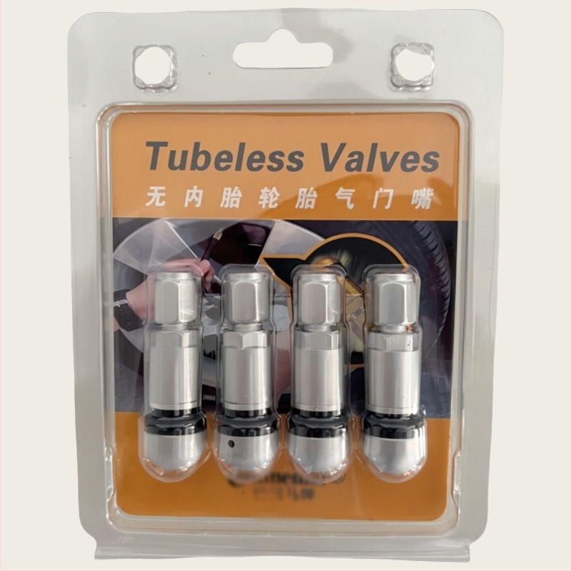 Tubeless szelep alumíniumötvözetből, csavarodó típusú mag, méret 525, autókhoz és tubeless gumikhoz — Jinmeng Wheel