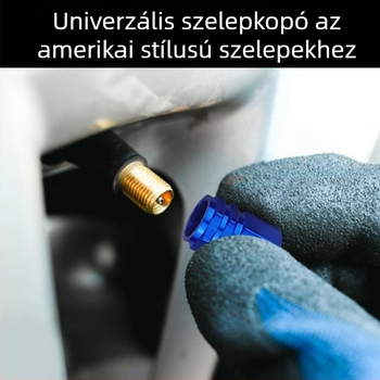 Alumíniumötvözet hexagonális szelepsapka autógumihoz – por- és szivárgás elleni védelem, Schrader-szeleppel kompatibilis