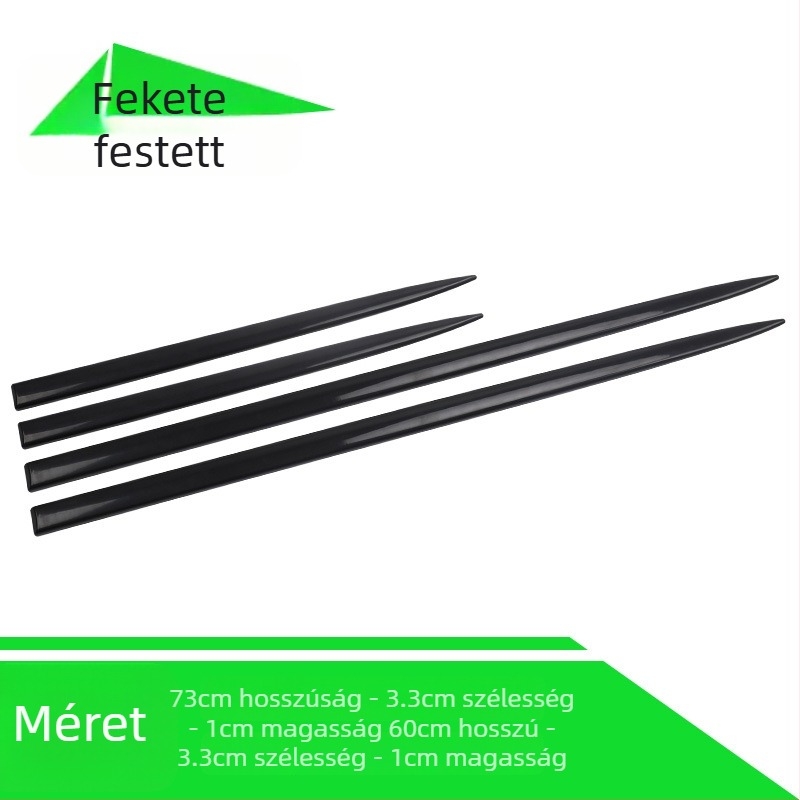 Autóajtó lökhárító szalag elektroplatt krómozott díszítőcsíkkal, univerzális oldalsó sáv (ABS anyag; modell 5088; minden modellhez illeszkedik)