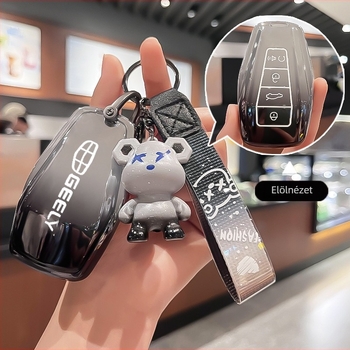 Geely kulcsfedél – TPU anyag, egyszerű stílus, Divine business márka