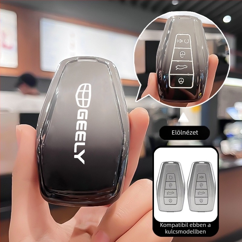 Geely kulcsfedél – TPU anyag, egyszerű stílus, Divine business márka