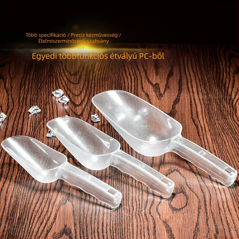 Főzőlapát PC műanyag fogantyúval, csúszásmentes, modern letisztult stílus (Anyag: Plastika; Fogantyú: PC műanyag; Funkció: csúszásmentes; Stílus: modern letisztult)