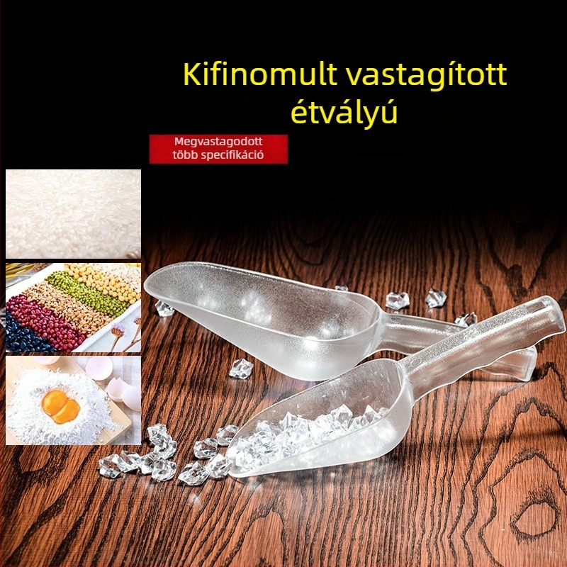 Főzőlapát PC műanyag fogantyúval, csúszásmentes, modern letisztult stílus (Anyag: Plastika; Fogantyú: PC műanyag; Funkció: csúszásmentes; Stílus: modern letisztult)