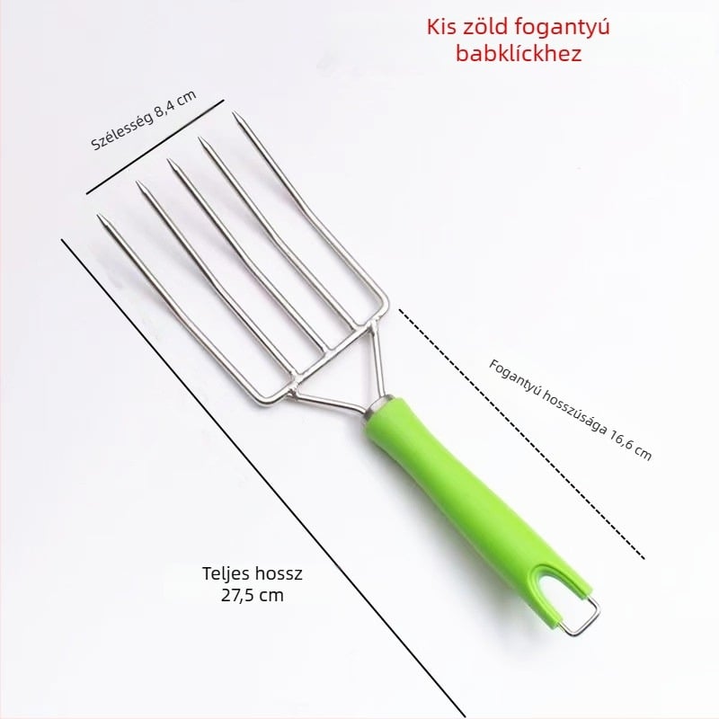 Rozsdamentes acél babcsíra- és rizstészta villa — kézzel készített, vízzel csiszolt felület, 201 rozsdamentes acél, modern egyszerű stílus