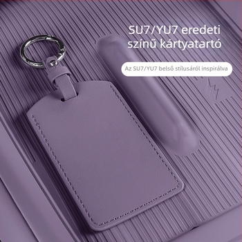 Xiaomi SU7 / Yu7 Autókulcs Tok - Mikroszálas bőr, Minimalista Stílus, Védő Héj, Coolness