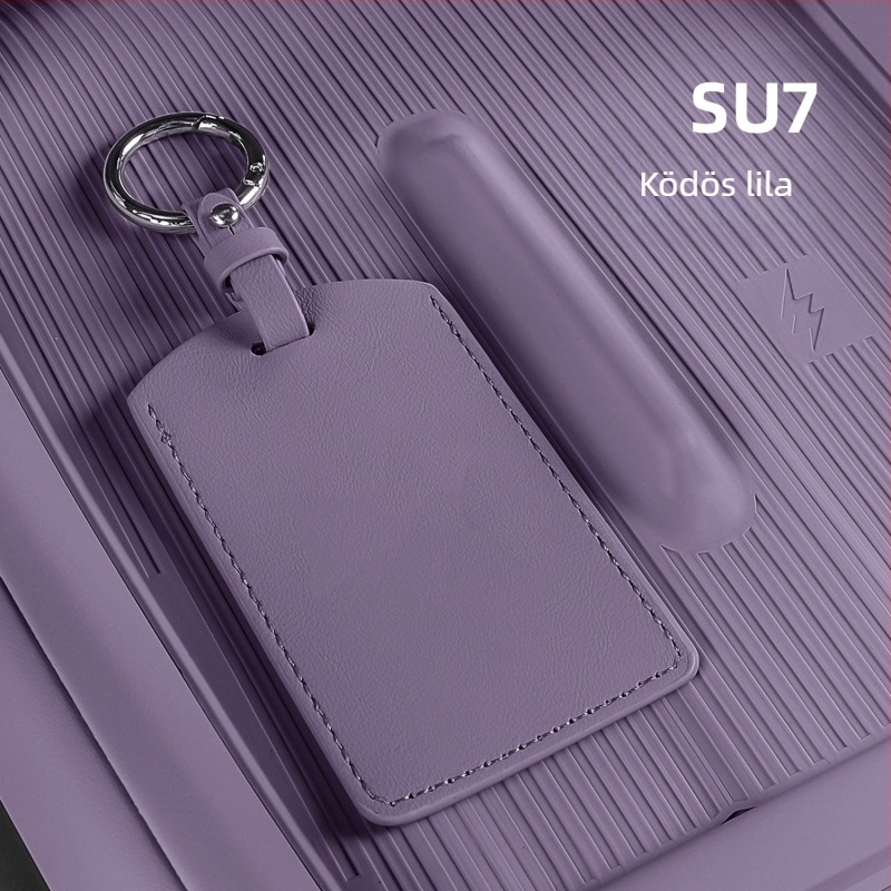 Xiaomi SU7 / Yu7 Autókulcs Tok - Mikroszálas bőr, Minimalista Stílus, Védő Héj, Coolness