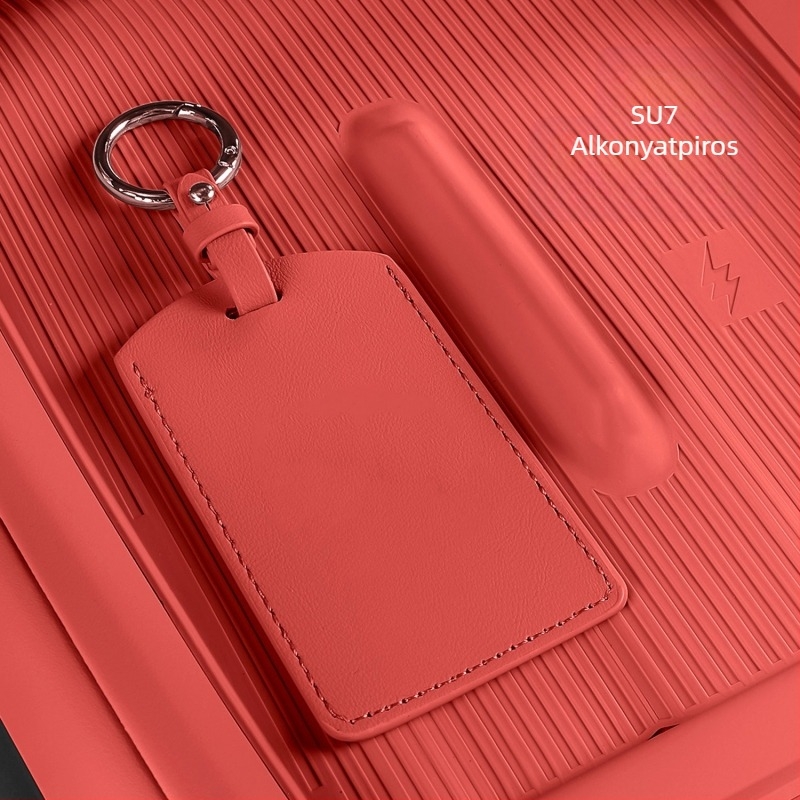 Xiaomi SU7 / Yu7 Autókulcs Tok - Mikroszálas bőr, Minimalista Stílus, Védő Héj, Coolness