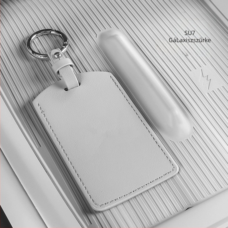 Xiaomi SU7 / Yu7 Autókulcs Tok - Mikroszálas bőr, Minimalista Stílus, Védő Héj, Coolness