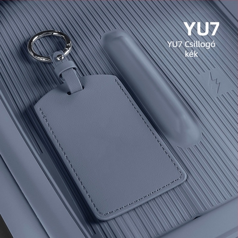 Xiaomi SU7 / Yu7 Autókulcs Tok - Mikroszálas bőr, Minimalista Stílus, Védő Héj, Coolness