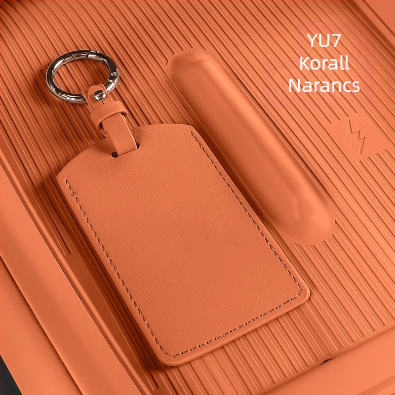 Xiaomi SU7 / Yu7 Autókulcs Tok - Mikroszálas bőr, Minimalista Stílus, Védő Héj, Coolness