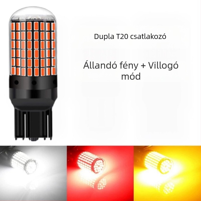 LED féklámpa villanó effektussal, nagy fényerő, automata váltóhoz