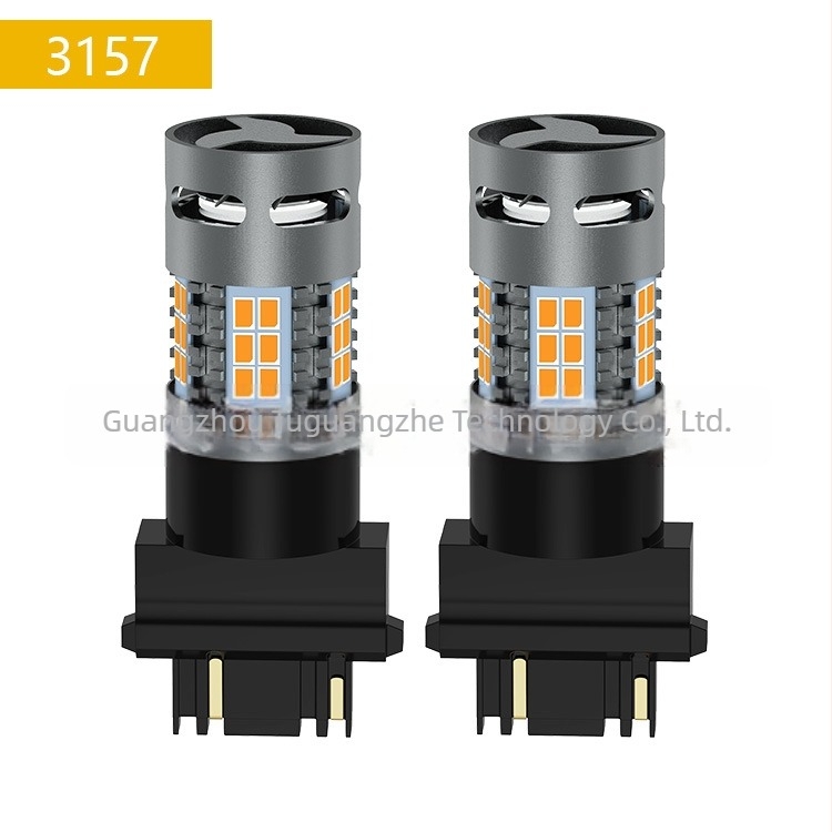 TGZ autó LED 30SMD 1157 3157 7443 – irányjelző, féklámpa és hátsó világítás dekódolással és ventilátorral