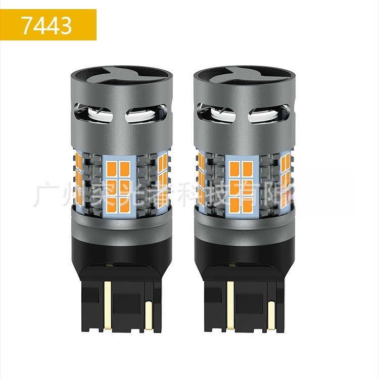 TGZ autó LED 30SMD 1157 3157 7443 – irányjelző, féklámpa és hátsó világítás dekódolással és ventilátorral