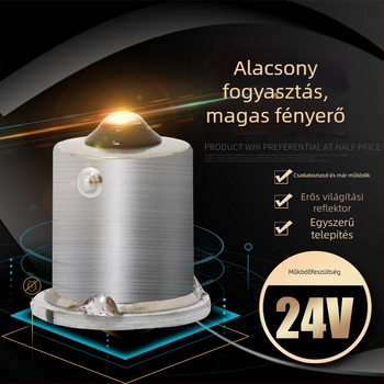 24V-es teherautó LED hátsó lámpa, 6-LED modul, 3W, tartós