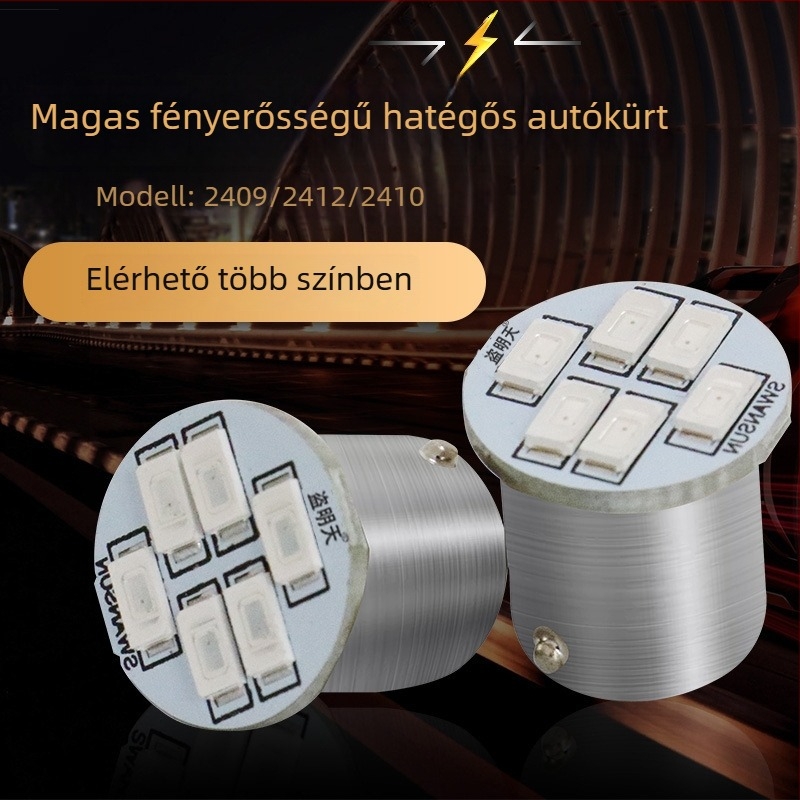 24V-es teherautó LED hátsó lámpa, 6-LED modul, 3W, tartós
