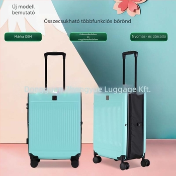 Összecsukható poggyász ABS anyagból, univerzális kerekek, TSA kódzár, nyomásálló vámtárzár, ideális szabadidős utazásokhoz