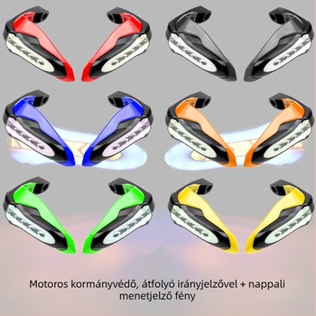 Kézvédő motorhoz LED világítással és irányjelzővel off-road motorokhoz