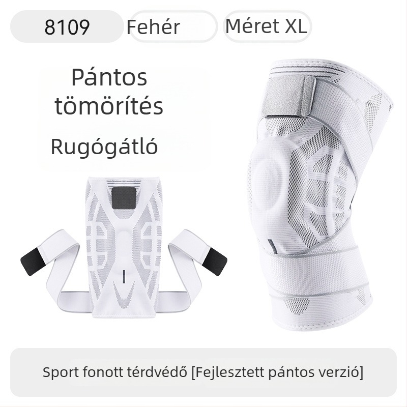 Kötött térdvédők pántokkal – felnőtteknek, minden sporthoz