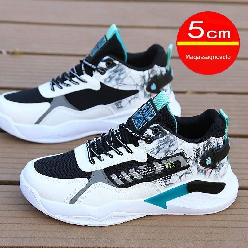 Loaferek mikroszálas bőrből készült felsőrésszel, mintázat rajzfilmfigurák és csíkok, fűzős zárású, gumitalp