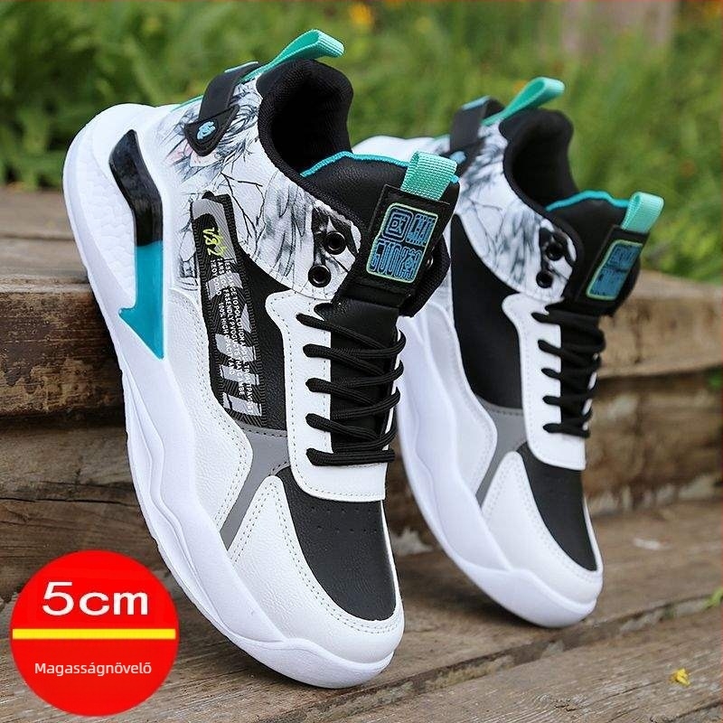 Loaferek mikroszálas bőrből készült felsőrésszel, mintázat rajzfilmfigurák és csíkok, fűzős zárású, gumitalp