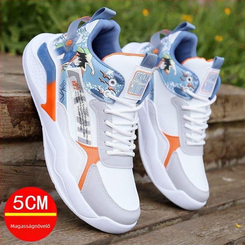 Loaferek mikroszálas bőrből készült felsőrésszel, mintázat rajzfilmfigurák és csíkok, fűzős zárású, gumitalp