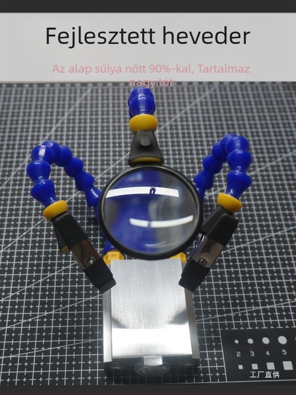 Többcélú T12 forrasztóállvány platformos tartóval és fogantyúval PCB-karbantartáshoz, modell ltao649517884247