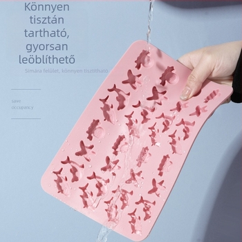 Szilikon csokoládé forma, szabálytalan alakú, sütő- és torta forma